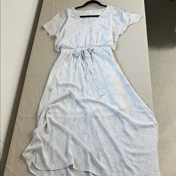 Sienna Sky chiffon polka dot maxi formal dress - Picture 11 of 14